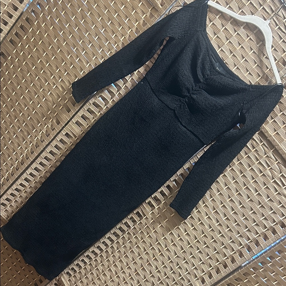 Vici Black Long Sleeve Dress